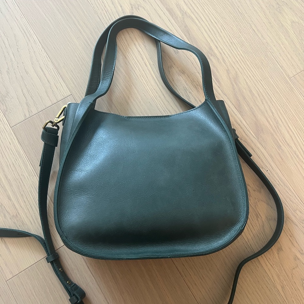 NWT Madewell Sydney Shoulder Bag in dark palm green